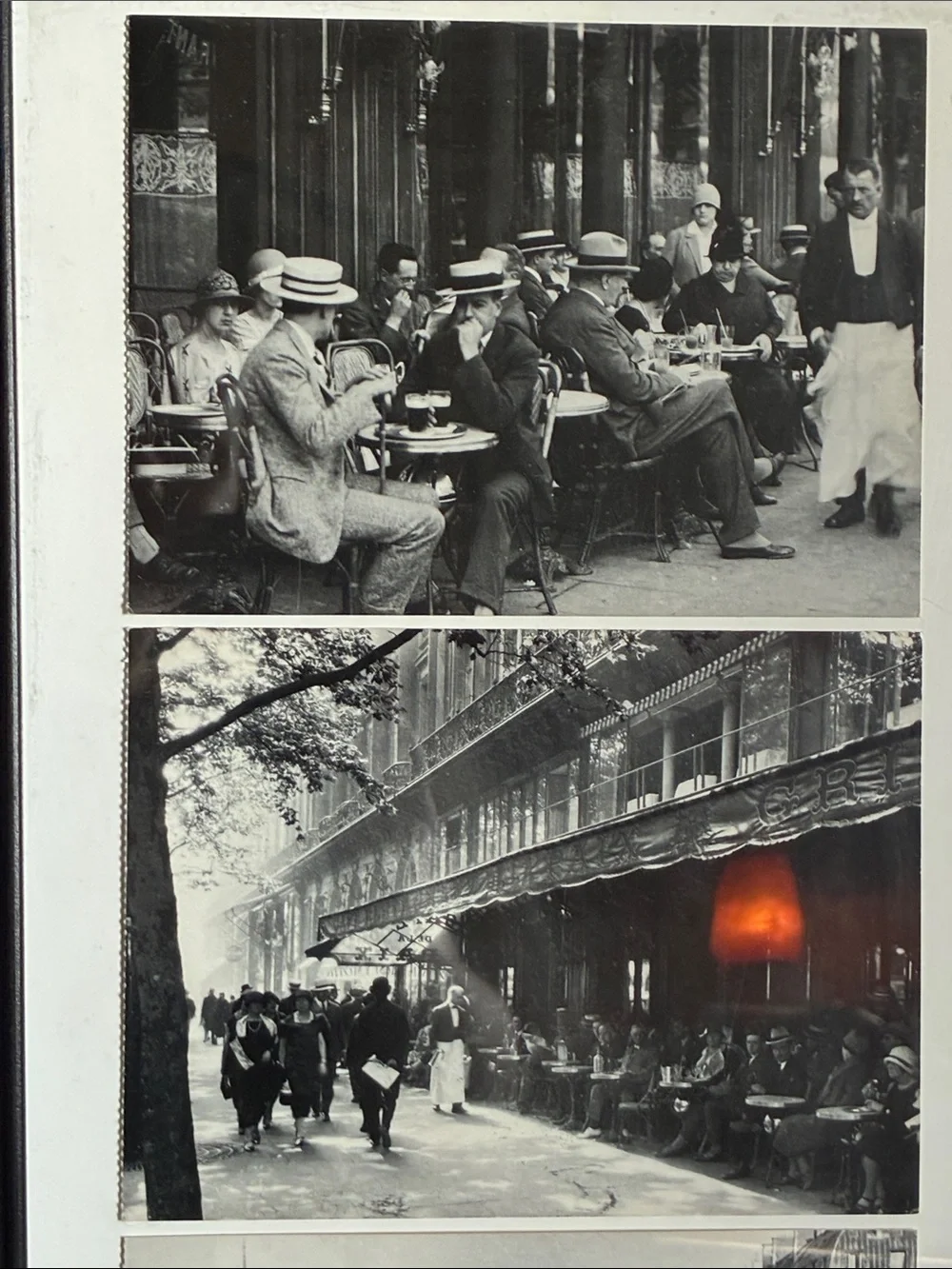 Black Framed Wall Photo Collage - Classic Paris Scenes European 1930